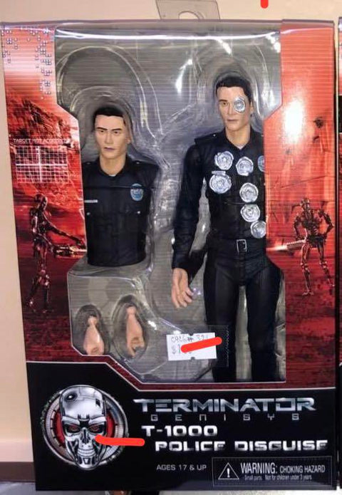 Neca Skydance Terminator Genisy 1000 police disguise 6.5-7 寸 figure C926-321