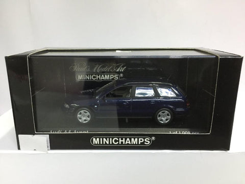MINICHAMPS 1/43 AUDI A4 AVANT 1999 BLUE METALLIC (430 018411) (03363) (PIU50)