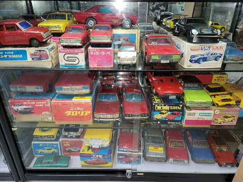 日本生產日本製造懷舊絕版日本車款鐵皮車 tin toy