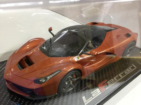 BBR 1/18 Ferrari "LaFerrari" Orange Copper Carbon Roof Limited 40pcs 手辦車 (74641) (C524-222)
