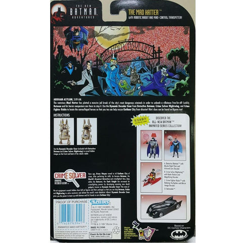KENNER 63941 蝙蝠俠新冒險 瘋帽客 THE NEW BATMAN ADVENTURES THE MAD HATTER WITH ROBOTIC RABBIT AND MIND-CONTROL TRANSMITTER (BUY-SPK) 倉1121