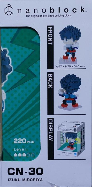 KAWADA 21945 我的英雄學院 綠谷出久 NANOBLOCK CHARANANO CN-30 MY HERO ACADEMIA IZUKU MIDORIYA (EPC-2271-28) 存
