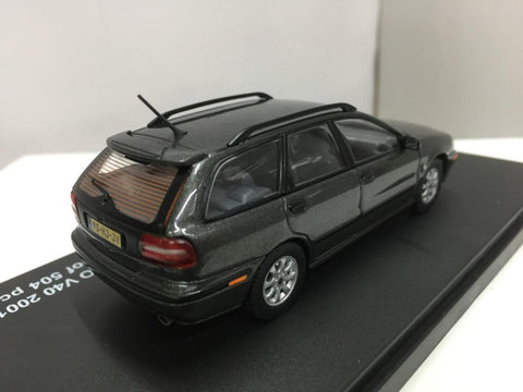 TRIPLE 9 1/43 VOLVO V40 2001 Dark Grey (70371) (PIU50)