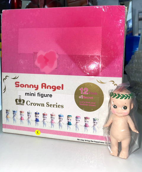 SONNY ANGEL MINI FIGURE CROWN SERIES SET OF 11 +2 SECRET LAUREL WREATH CROWN 連2 隻月桂花環 特別版 欠1 隻深藍色（BUY)