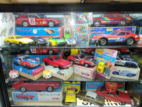 日本生產日本製造懷舊絕版日本車款鐵皮車 tin toy