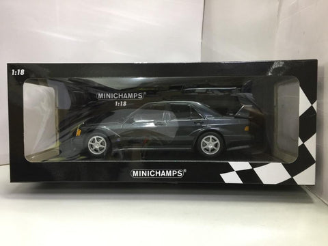 MINICHAMPS 1/18 MERCEDES-BENZ 190E 2.5-16 EVO 2 1990 BLUE-BLACK METALLIC (155 036100) (14507) (PIU250)
