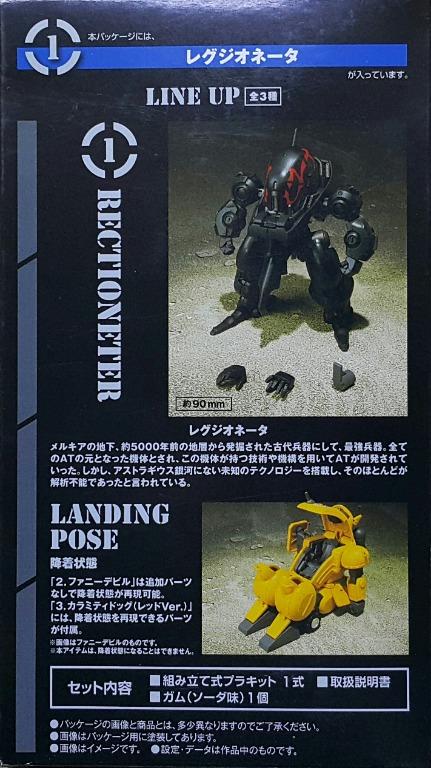 BANDAI 42436 裝甲騎兵 藍色騎士 狂戰士物語 演講者 SUPER MINIPLA ARMORED TROOPER VOTOMS BLUE KNIGHT BERGERGA STORY VOL.4 RECTIONETER (EPC-2238B-50) 存