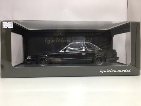 IGNITION MODEL 1/18 TOYOTA SOARER 2.0 GT Z10 BLACK SILVER (90369) (P15M-158)