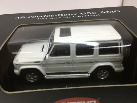 KYOSHO 1/64 MERCEDES-BENZ G55 AMG WHITE (K07021G2) (37279) (C1123-125A)