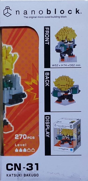 KAWADA 21946 我的英雄學院 爆豪勝己 NANOBLOCK CHARANANO CN-30 MY HERO ACADEMIA KATSUKI BAKUGO (EPC-2272-28) 存