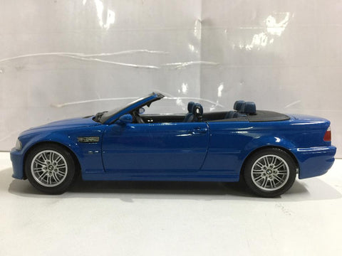 ***HOLD***KYOSHO 1/18 BMW M3 CONVERTIBLE BLUE (80430024432) (BUY)