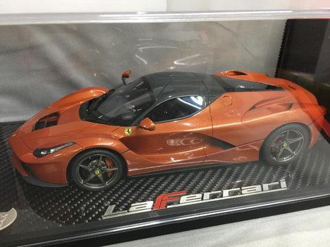 BBR 1/18 Ferrari "LaFerrari" Orange Copper Carbon Roof Limited 40pcs 手辦車 (74641) (C524-222)