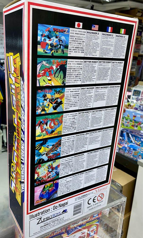 MARMIT THE FIERCE LEGEND OF SUPER ROBOTS GO NAGAI ZUMBO TOYS JEEG 金剛飛天鑽 37CM VINYL FIGURE (PIU-400)