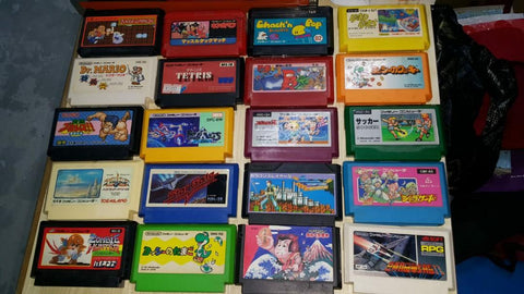 大量任天堂紅白機帶超過 2000 盒 nintendo fc family computer