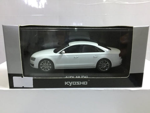 KYOSHO 1/43 AUDI A8 D4 WHITE (03811W) (16431) (PA80)