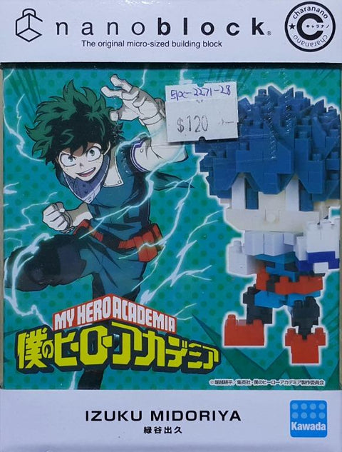 KAWADA 21945 我的英雄學院 綠谷出久 NANOBLOCK CHARANANO CN-30 MY HERO ACADEMIA IZUKU MIDORIYA (EPC-2271-28) 存