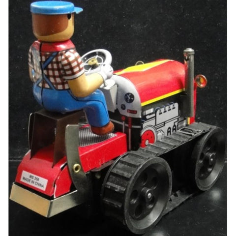 TIN TOYS MS356 WIND-UP ACTION COLLECTION CLASSIC TRACTOR 鐵皮上鍊工程車系列 拖拉機