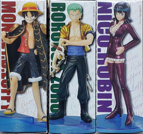 BANDAI 52947 海賊王 莫奇·D·路飛 羅洛亞·卓洛 妮歌·魯賓 盒蛋套裝 ONE PIECE FEELING FIGURE COLLECTION ONE PIECE STYLING SPECIAL MONKEY D.LUFFY RORONOA ZORO NICO ROBIN SET (BUY-MC) 存