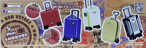 BON VOYAGE 5 STYLES MINI LUGGAGE 迷你行李箱 扭蛋 (BUY-5953-CW)