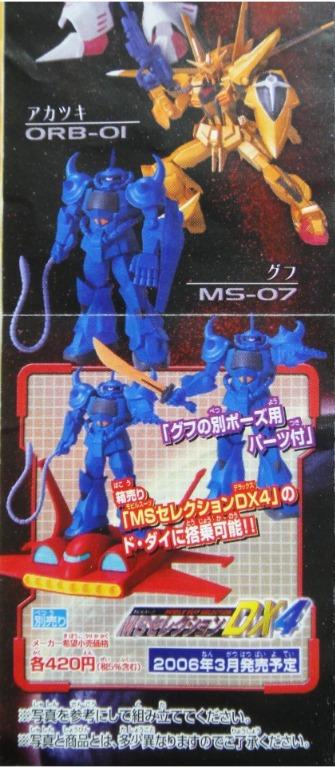 BANDAI 機動戰士 高達 GUNDAM MOBILE SUIT SELECTION 40 全7種 扭蛋 (A2-138918 倉) 1117749456