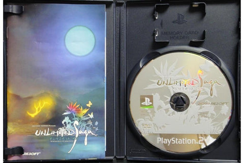 SONY PS2 SQUARESOFT AKITOSHI KAWAZU UNLIMITED SAGA 復活邪神 無限傳說 SLPS25199 BUY-02814