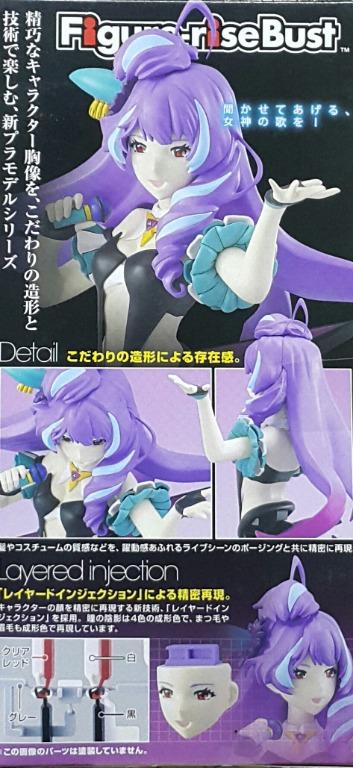 BANDAI 10515 FIGURE-RISE BUST PORTRAIT NO.008 MACROSS DELTA MIKUMO GUYNEMER PLASTIC MODEL KIT 超時空要塞Δ 凱厄斯 美雲·基努梅爾 模型 (BUY)
