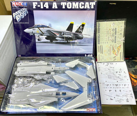 MACKIT METAL AIRCRAFT COLLECTORS KIT 金屬模型 F-14 A TOMCAT 1/48 (BUY)