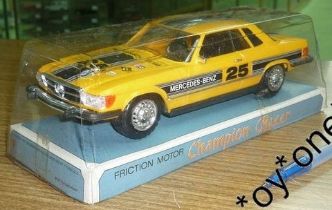 60年代香港製造 MADE IN HONG KONG FRICTION MOTOR CHAMPION RACER 907 1/24 MERCEDES BENZ 450 SLC FRICTION POWERED CAR
