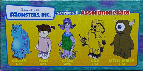 MEDICOM 17094 迪士尼 彼思動畫 怪獸公司 第一彈 毛毛 蘇利雲 布 兒童探測局特工 套裝 MEDKUB094 KUBRICK DISNEY PIXAR MONSTERS INC SERIES 1 SULLEY BOO CDA SET (BUY-MC) 存