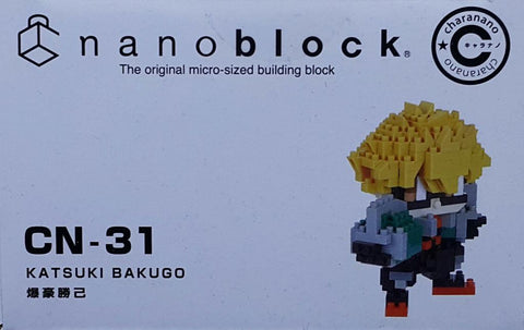 KAWADA 21946 我的英雄學院 爆豪勝己 NANOBLOCK CHARANANO CN-30 MY HERO ACADEMIA KATSUKI BAKUGO (EPC-2272-28) 存