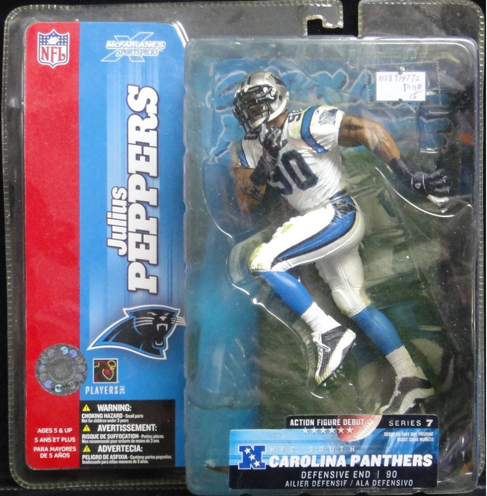 Julius Peppers Carolina Panthers McFarlane Figure NFL Series 7