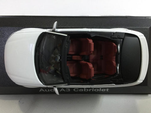 MINICHAMPS 1/43 AUDI A3 CABRIOLET IBISWEISS (501.08.033.13) (39271) (BUY)