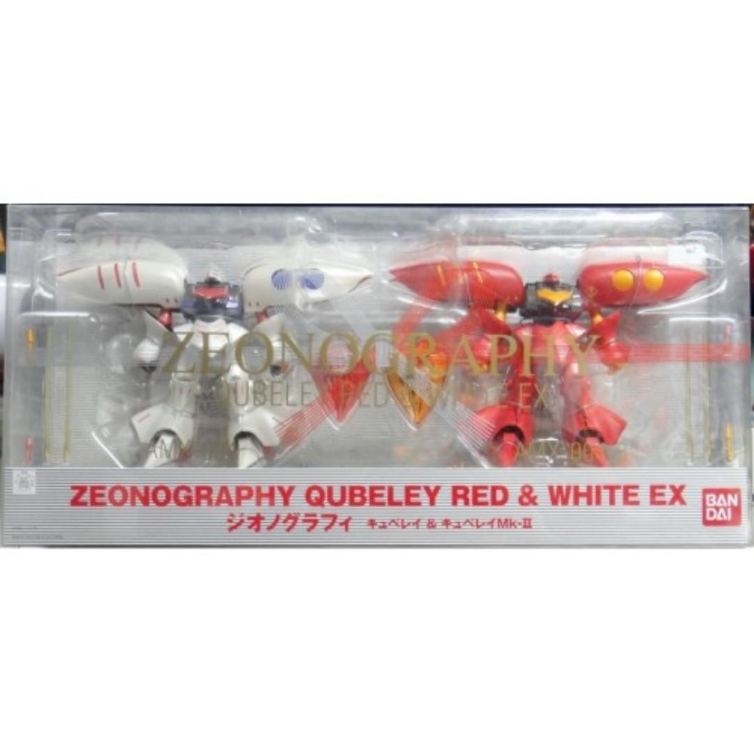 BANDAI 51574 GUNDAM FIX ZEONOGRAPHY AMX-004-3 QUBELEY RED & WHITE