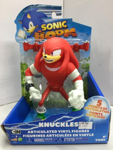 TOMY SONIC BOOM 超音鼠 KNUCKLES ARTICULATED VINYL FIGURE (T22091) (22513) (C1128-54)