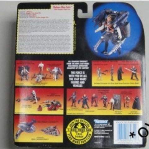 KENNER 星球大戰 STAR WARS DELUXE HAN SOLO WITH SAUGGLER FLIGHT PACK (WKG-69612)