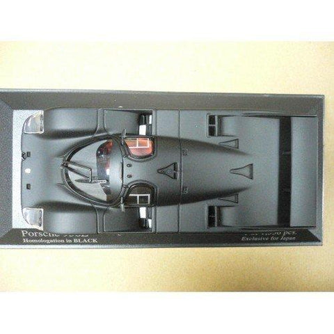 MINICHAMPS KYOSHO 1/43 PORSCHE 956L HOMOLOGATION IN BLACK (08059) (PIU104)