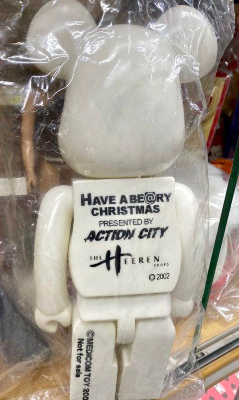 hold----MEDICOM BEARBRICK 400% HAVE A BEARY CHRISTMAS ACTION CITY HEEREN 2002
