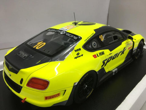 SPARK 1/18 BENTLEY CONTINENTAL GT3 MACAU GT WORLD CUP 2016 18SA008 (16008) (PIU300)