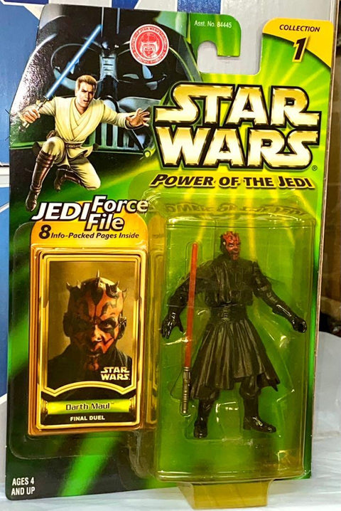HASBRO 60799 STAR WARS 星球大戰 POWER OF THE JEDI DARTH MAUL FINAL DUEL 3.75 SERIES FIGURE (BUY-SPK 倉）