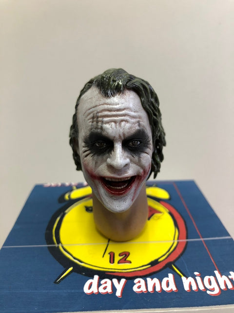 全新 1/6 TOYS CUSTOM HOT MOVIE 散件 BATMAN 蝙蝠俠 小丑 JOKER 頭雕 HEAD SCULPT b28293303