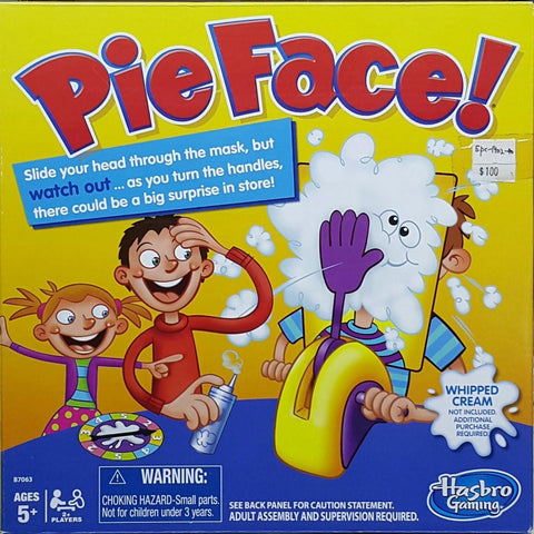 HASBRO GAMING B7063 PIE FACE 40666 (EPC-1402-40)