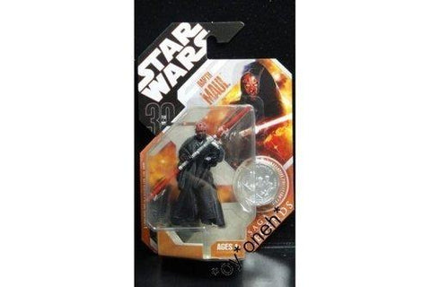 HASBRO 21619 星球大戰前傳 魅影危機 達斯魔爾 STAR WARS 30TH ANNIVERSARY SAGA LEGENDS EXCLUSIVE COLLECTOR COIN DARTH MAUL b30560224 (L)