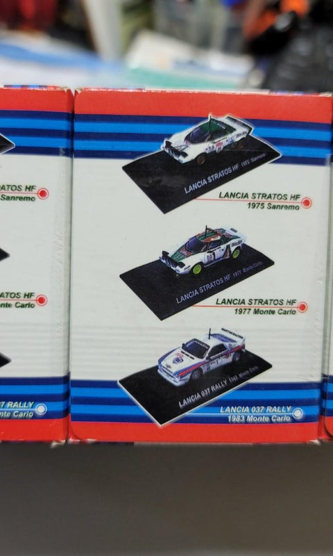 Cms cm's 1/64  lancia ss. 3 rally car collection set of 6