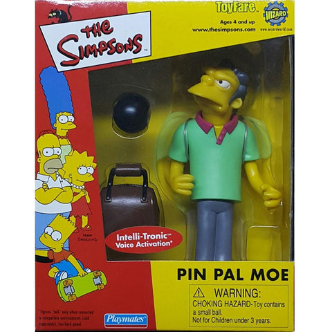 PLAYMATES A1282 TOYFARE WIZARD 阿森一族 THE SIMPSONS INTELLI-TRONIC VOICE ACTIVATION PIN PAL MOE
