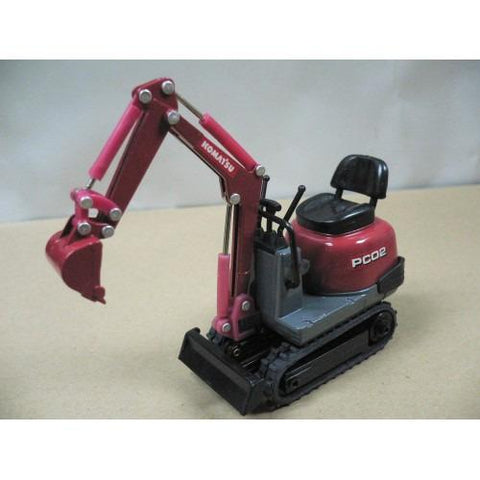 KOMATSU 1/21 PC02 MINI SHOVEL RED (BUY)