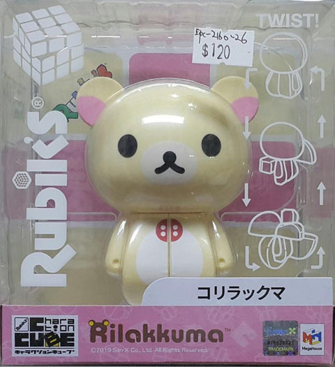 MEGAHOUSE 51341 鬆弛熊 小白熊 甜心熊 牛奶熊 RUBIK'S CHARACTION CUBE RILAKKUMA KIRILAKKUMA (EPC-2160-26) 存