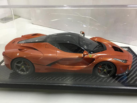 BBR 1/18 Ferrari "LaFerrari" Orange Copper Carbon Roof Limited 40pcs 手辦車 (74641) (C524-222)
