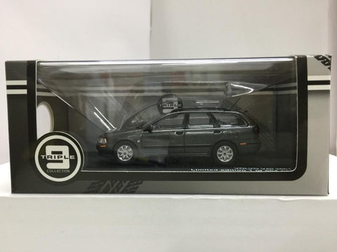 TRIPLE 9 1/43 VOLVO V40 2001 Dark Grey (70371) (PIU50)