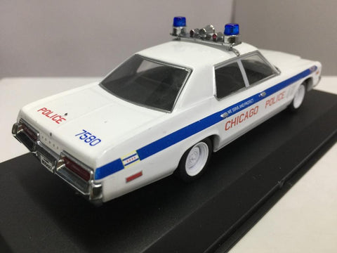 GREENLIGHT 1/43 The Blues Brothers 1975 Dodge Monaco Chicago Police 86422 (01081) (PIU30)