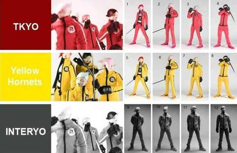 Threea 3a 1/6 tkyo + yellow hornets + interyo set